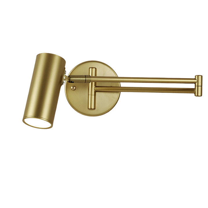 NordicAura | Elegant Adjustable Brass Wall Sconce Light Fixture 1