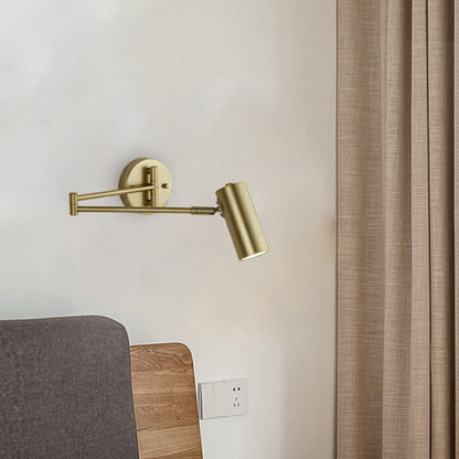 NordicAura | Elegant Adjustable Brass Wall Sconce Light Fixture 4