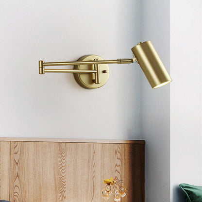 NordicAura | Elegant Adjustable Brass Wall Sconce Light Fixture 5