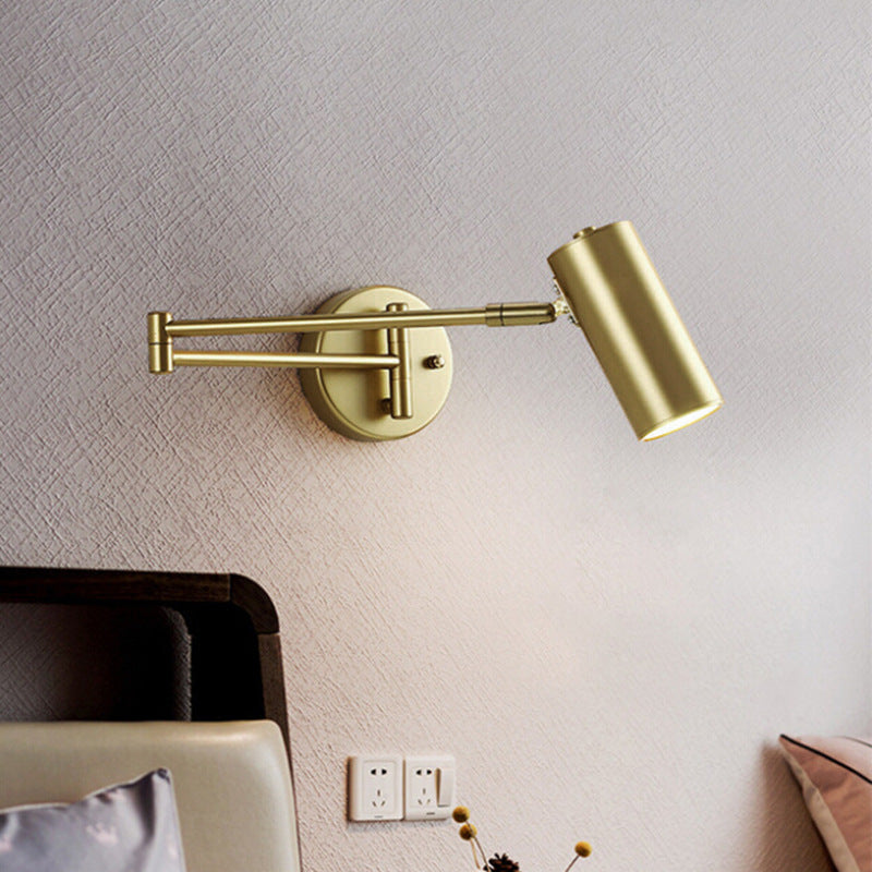 NordicAura | Elegant Adjustable Brass Wall Sconce Light Fixture 6
