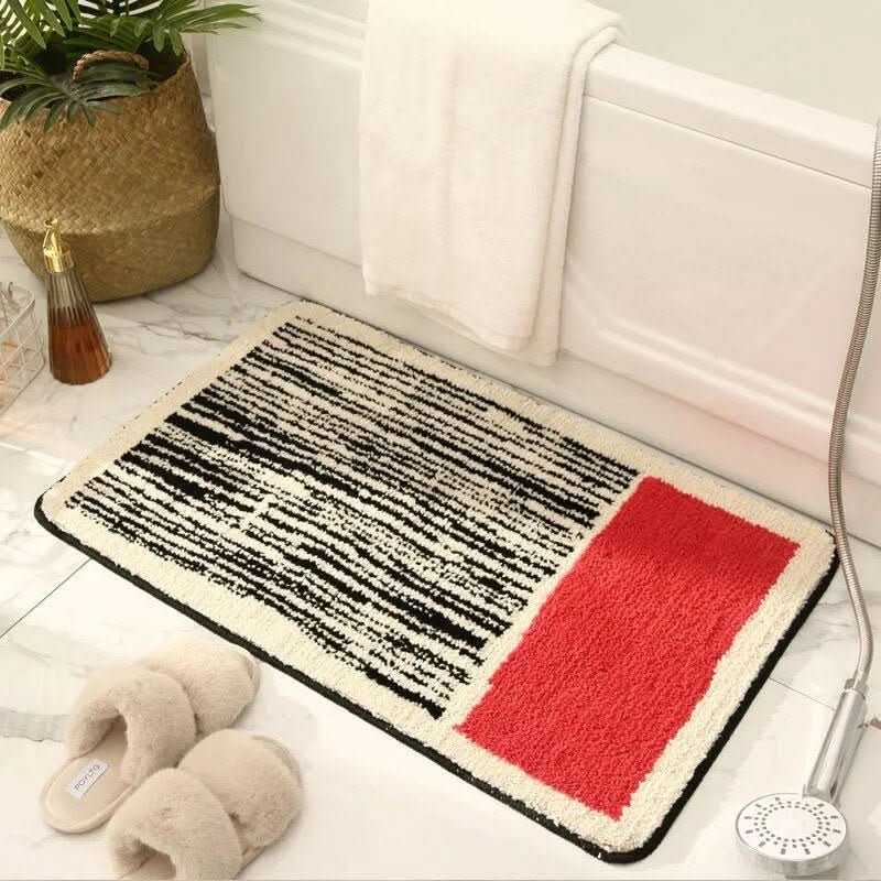 Bath Mat Non Slip, Soft Bathroom Rug for Shower and Bath, Machine Washable Bathroom Mats in 3 Sizes_04