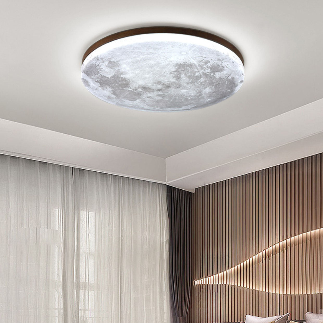 NordicGlow | Elegant Minimalist Round LED Ceiling Light Fixture 3