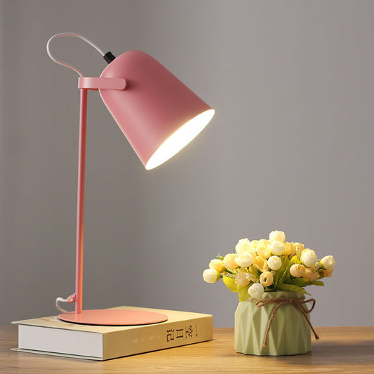 NordicGlow | Elegant Minimalist Wrought Iron Table Lamp for Bedrooms 0