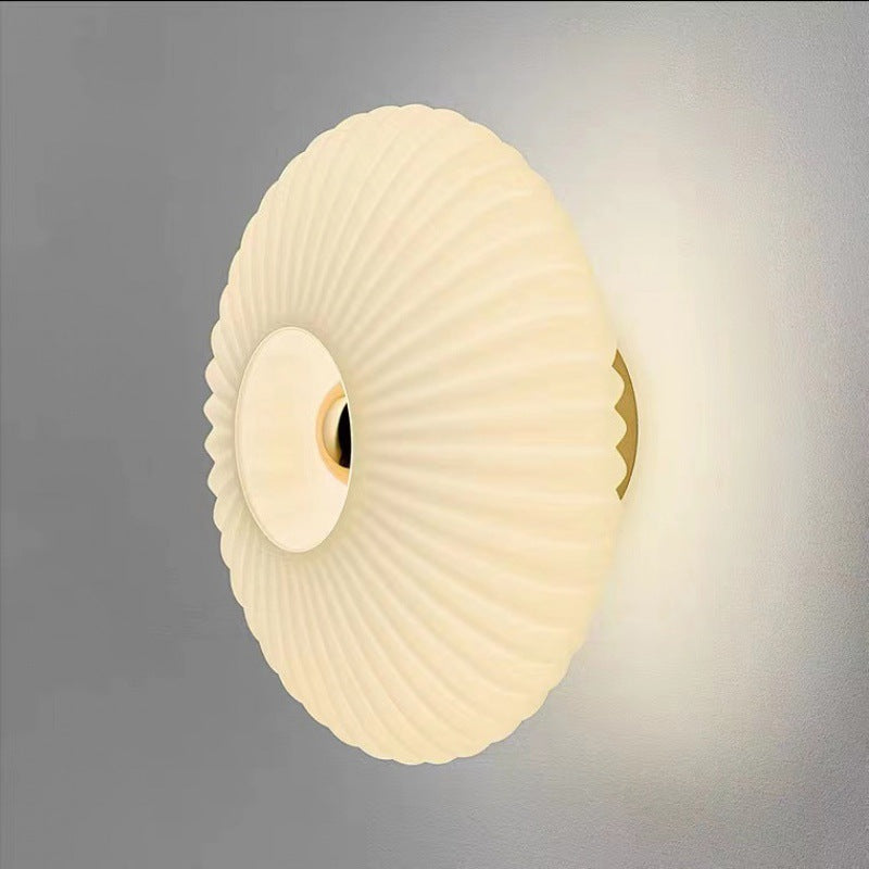 NordicGlow | Elegant Vintage Ribbed Glass Wall Sconce Lighting 5