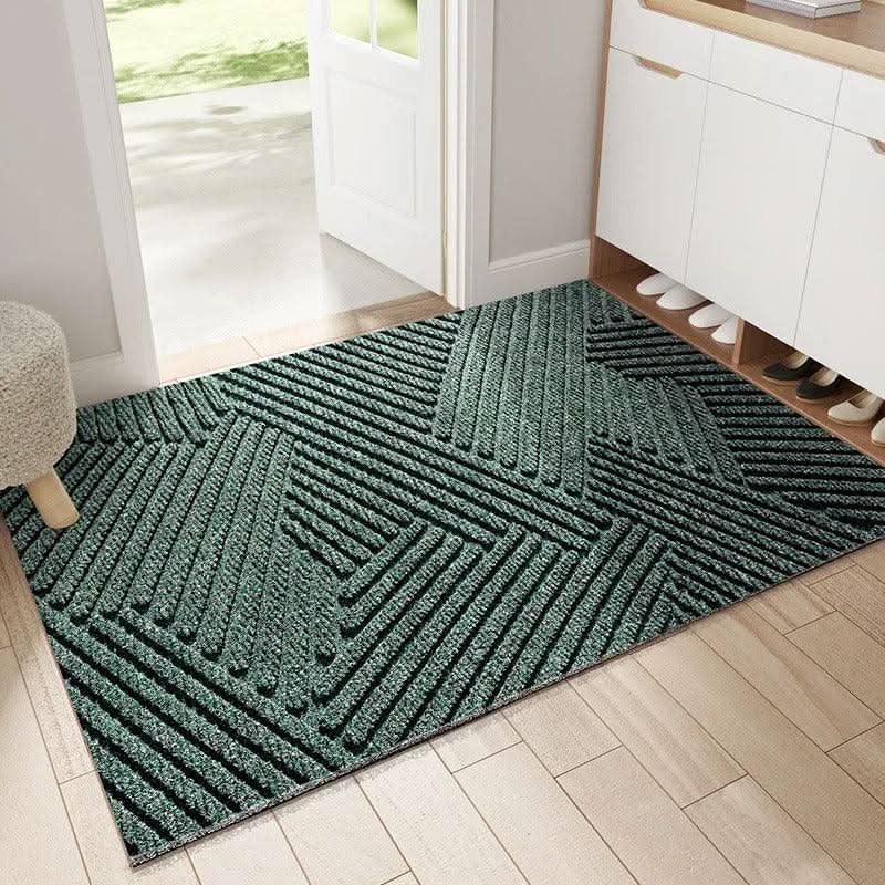 Non Slip Doormat, Front Door Mat with Sand Trap Design, Mud Mat, Entrance Mat for Dirt and Dust