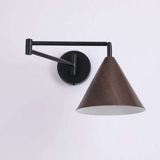 NordicWood | Elegant Adjustable Swing Arm Wall Sconce Light 0