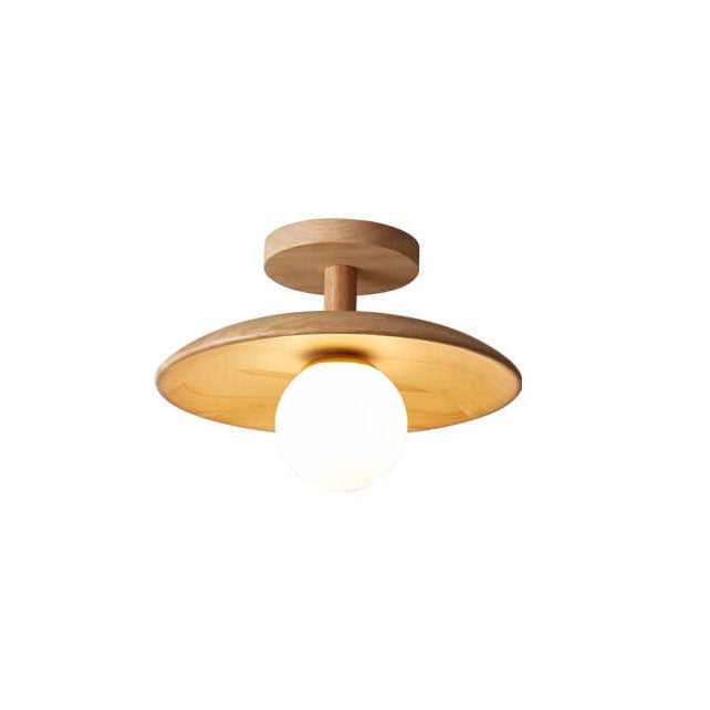 Nordic Collection | Flush Mount Ceiling Light Fixture with Frosted Glass | Minimalist Design for Warm Ambience 0