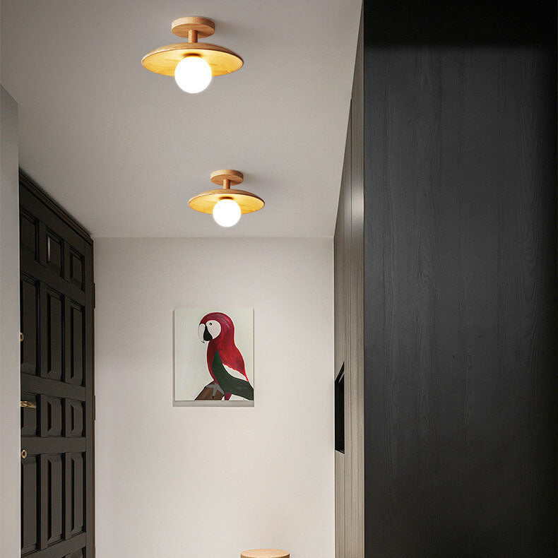 Nordic Collection | Flush Mount Ceiling Light Fixture with Frosted Glass | Minimalist Design for Warm Ambience 3