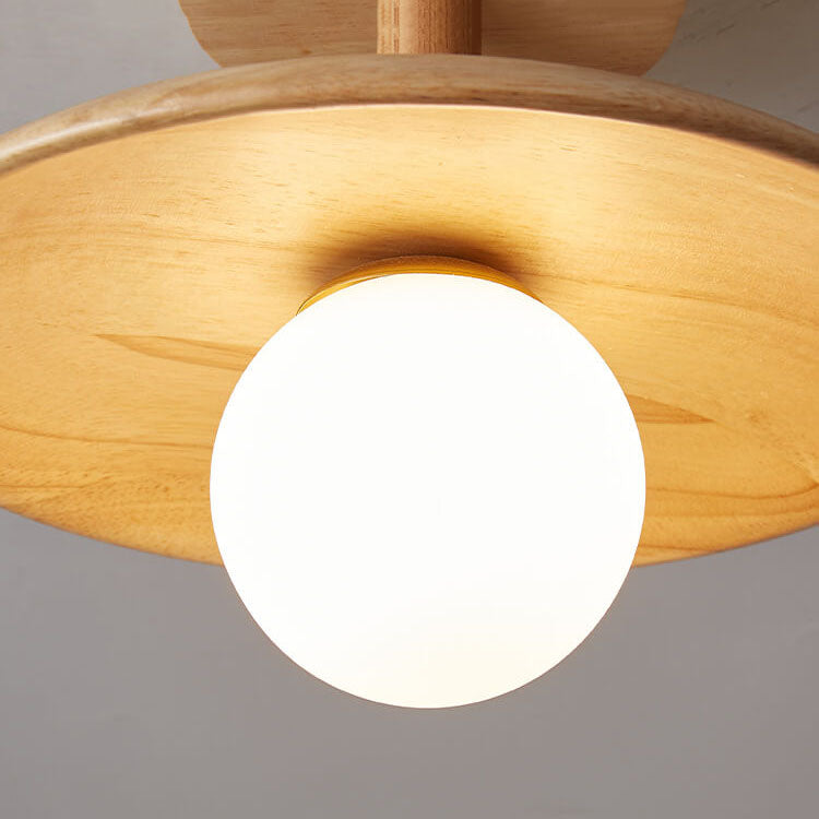 Nordic Collection | Flush Mount Ceiling Light Fixture with Frosted Glass | Minimalist Design for Warm Ambience 7