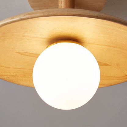 Nordic Collection | Flush Mount Ceiling Light Fixture with Frosted Glass | Minimalist Design for Warm Ambience 7