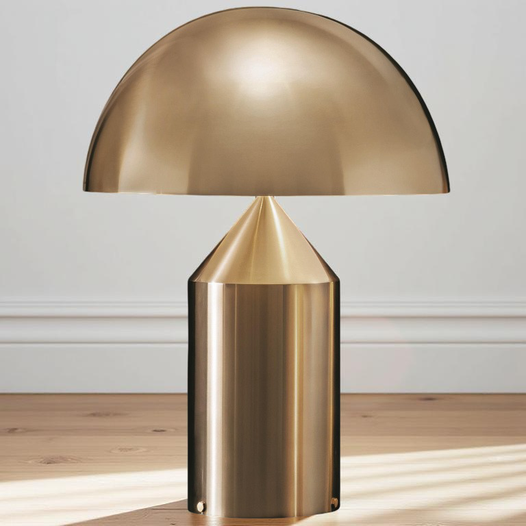 Nordic Collection | LED Table Lamp with Elegant Brass Dome Design | Warm Ambient Lighting for Living Room & Bedroom 7