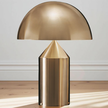 Nordic Collection | LED Table Lamp with Elegant Brass Dome Design | Warm Ambient Lighting for Living Room & Bedroom 7