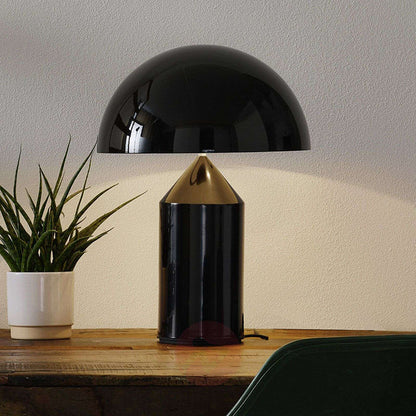 Nordic Collection | LED Table Lamp with Elegant Brass Dome Design | Warm Ambient Lighting for Living Room & Bedroom 8