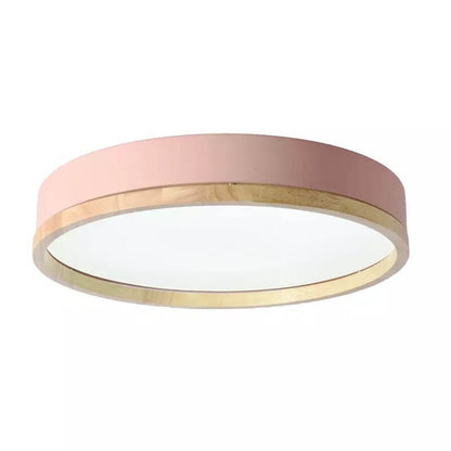 Nordic Collection | Round Flush Mount Ceiling Light with LED Illumination | Modern Design for Soft Ambient Lighting 4