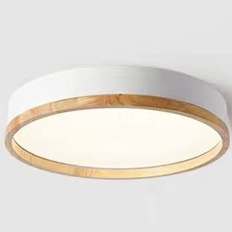 Nordic Collection | Round Flush Mount Ceiling Light with LED Illumination | Modern Design for Soft Ambient Lighting 8