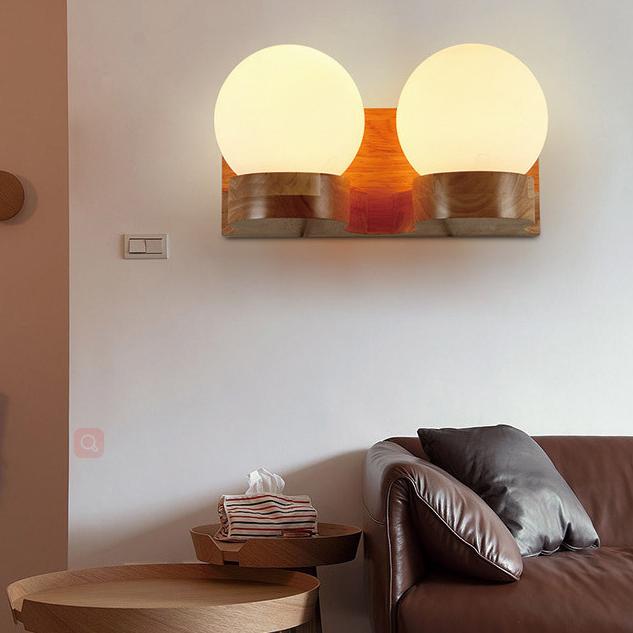 Nordic Collection | Wall Light with Frosted Glass Globe | Minimalist Design for Cozy Ambiance 3