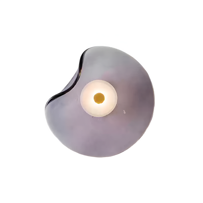 Nordic Curved Glass Wall Sconce with Warm LED Glow | Minimalist Lighting for Cozy Ambiance 10