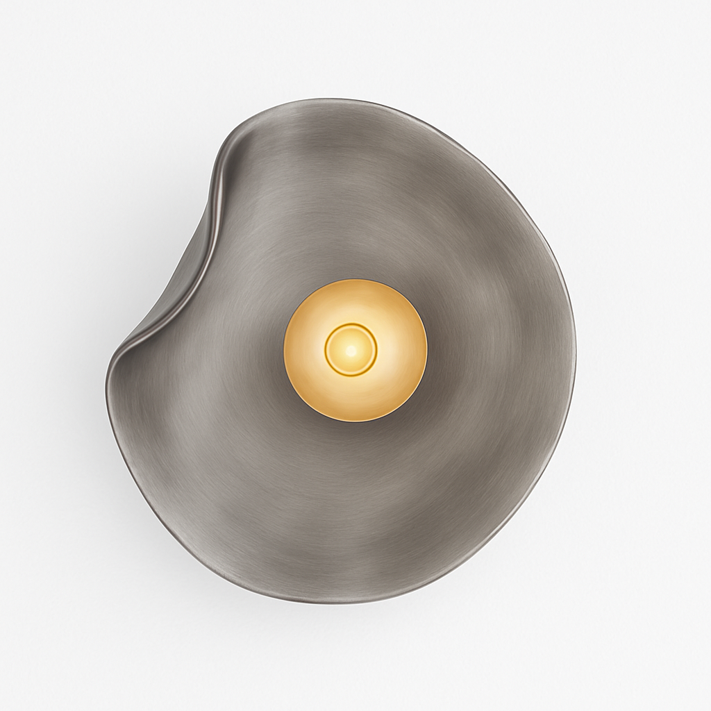 Nordic Curved Glass Wall Sconce with Warm LED Glow | Minimalist Lighting for Cozy Ambiance 7