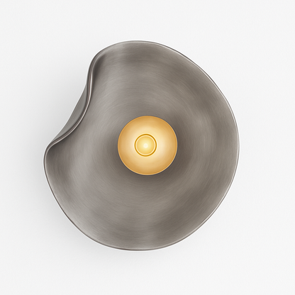 Nordic Curved Glass Wall Sconce with Warm LED Glow | Minimalist Lighting for Cozy Ambiance 7