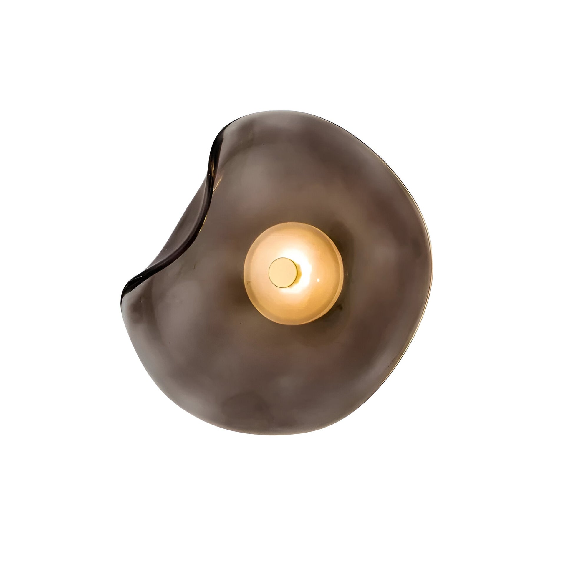 Nordic Curved Glass Wall Sconce with Warm LED Glow | Minimalist Lighting for Cozy Ambiance 8