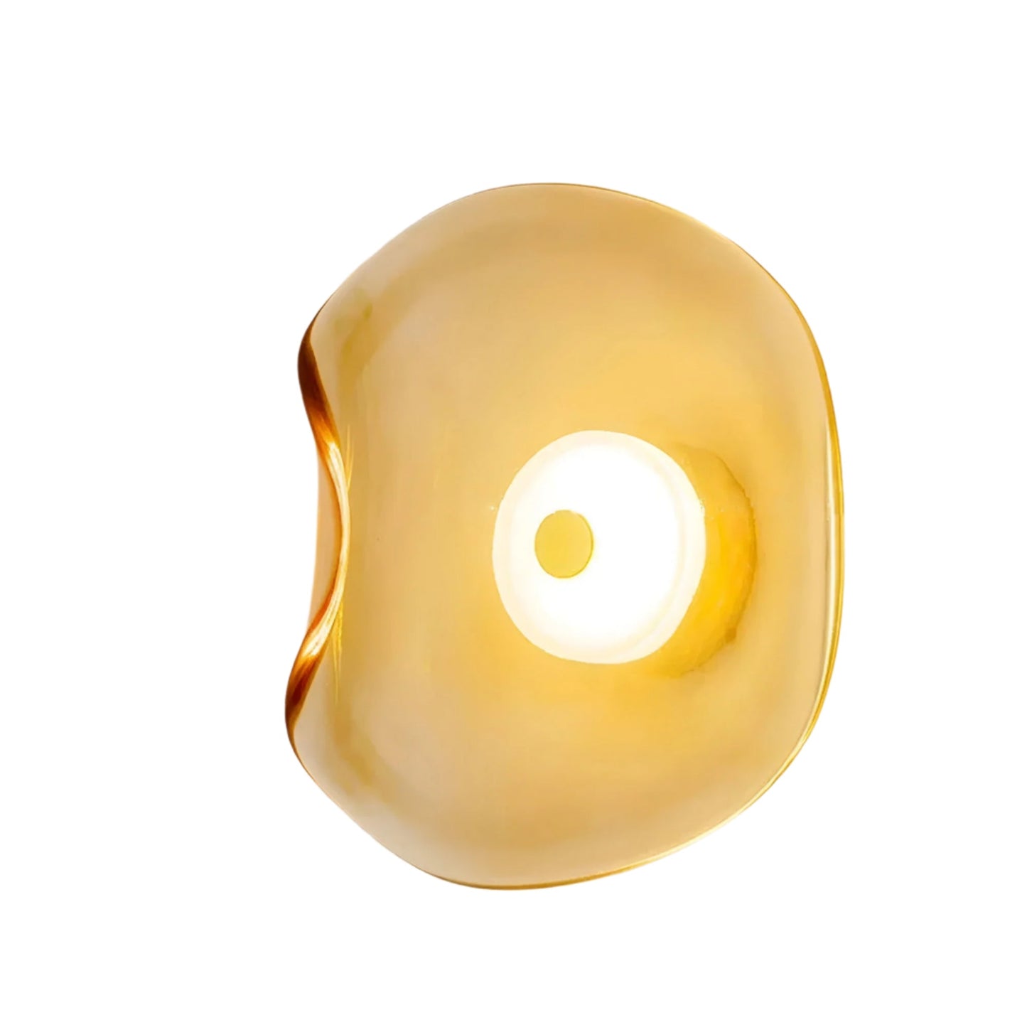 Nordic Curved Glass Wall Sconce with Warm LED Glow | Minimalist Lighting for Cozy Ambiance 9