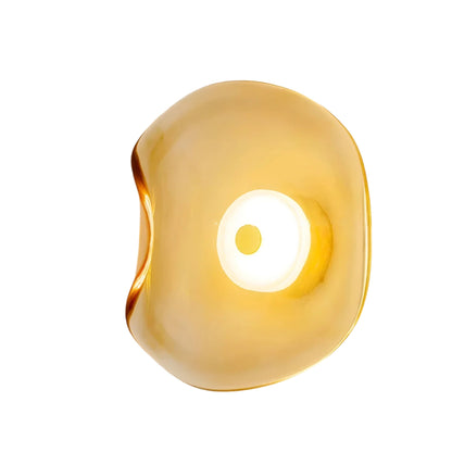 Nordic Curved Glass Wall Sconce with Warm LED Glow | Minimalist Lighting for Cozy Ambiance 9