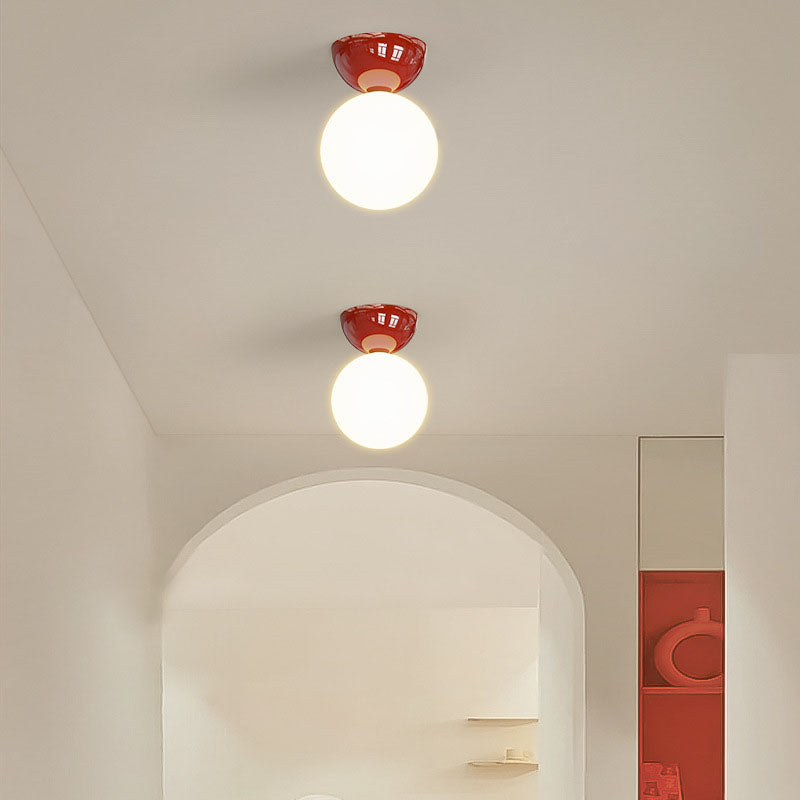Nordic Elegance | Flush Mount Ceiling Light Fixture with Soft Illumination | Minimalist Design for Cozy Spaces 2