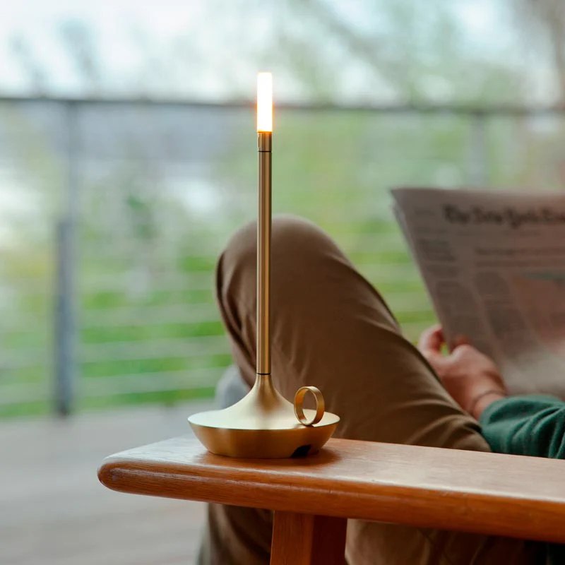Nordic Style | LED Table Lamp with Touch Control & USB Rechargeable | Cordless Bedside Lighting for Elegant Ambience 1