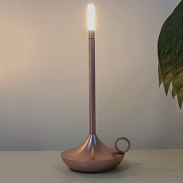 Nordic Style | LED Table Lamp with Touch Control & USB Rechargeable | Cordless Bedside Lighting for Elegant Ambience 10