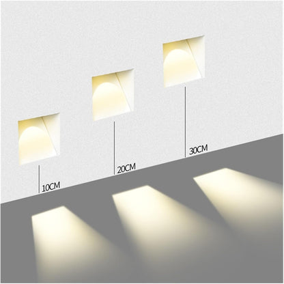 Nordic Style | LED Wall Sconce Lighting with Sensor | Slim Stainless Steel Design for Modern Staircases and Hallways 6