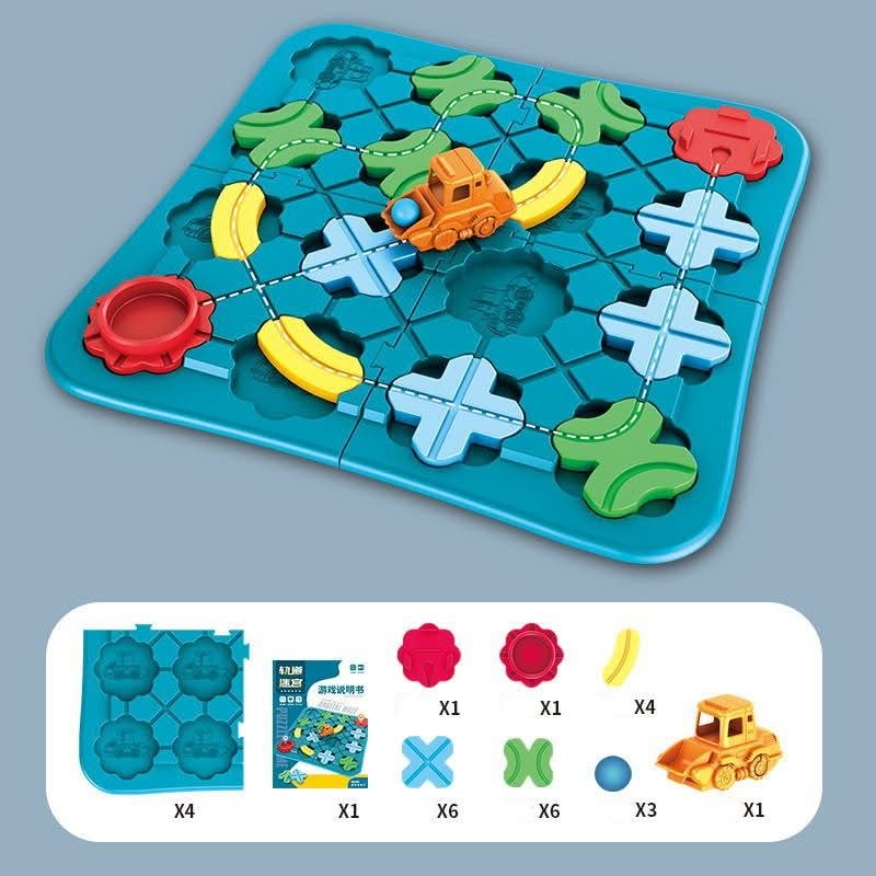 Magnetic Train Set, Toy Railway with Tracks and Bridges, Train Toys for Building, Toys for 3 Year Olds and Up