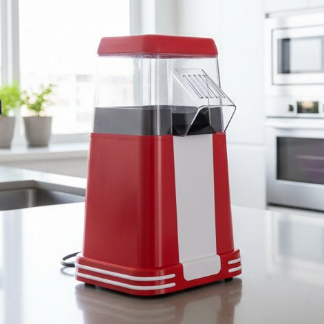 Popcorn Maker Machine, Classic Popcorn Machine for Home Movie Nights and Parties, Compact Aluminium Alloy Popcorn Popper_00