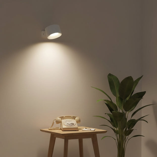 Rechargeable Wall Lights, Dimmable LED Wall Lamp with 360 Rotation, Living Room Wall Light_01