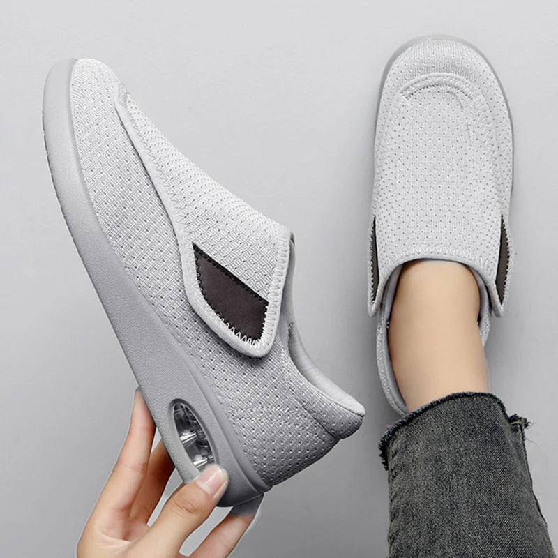 Diabetic Walking Shoes for Wide Feet, Orthopaedic Shoes with Adjustable Fit, Lightweight Extra Wide Fit Shoes – image 7