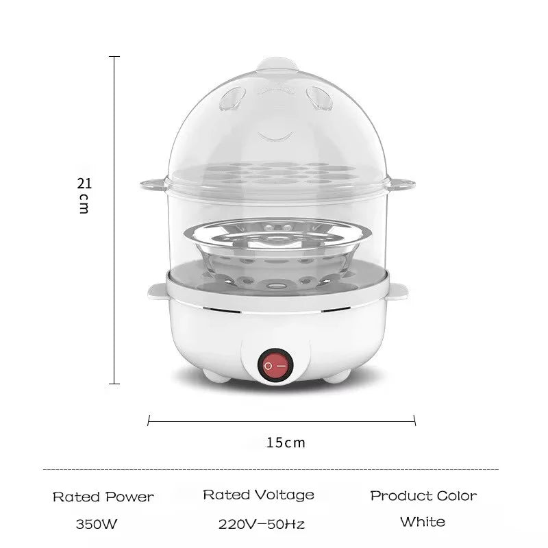 Egg Cooker, Boiled Egg Maker with Steam Rack – image 5