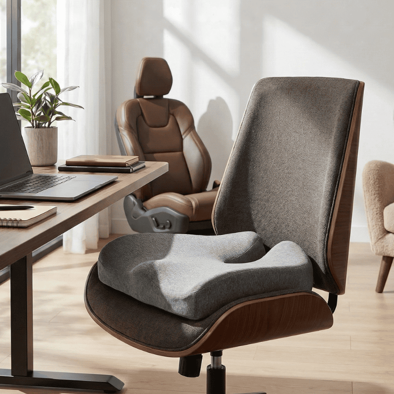 Seat Cushions, Coccyx Cushion for Tailbone and Lower Back, Orthopaedic Car Seat Cushion for Office Chair and Home