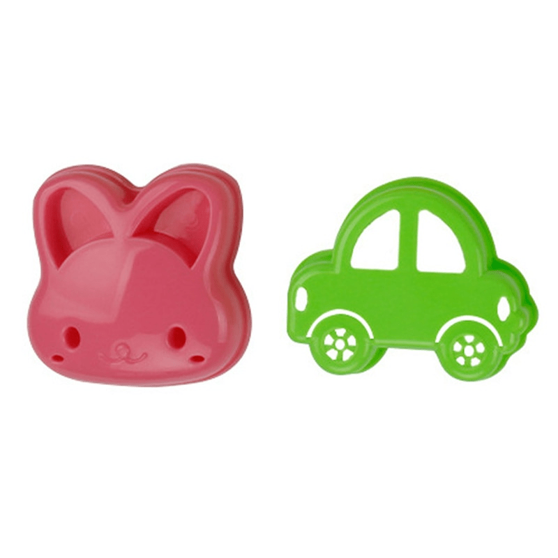 Cookie Cutters and Sandwich Cutters for Kids, Vegetable Cutters with Bear Rabbit and Car Shapes, Kitchen Gadgets_08