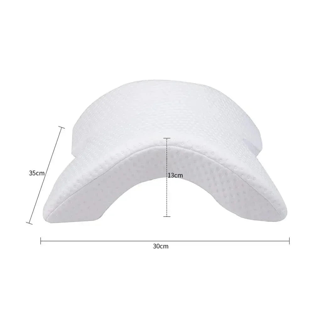 U Shaped Memory Foam Pillow, Neck Pillow for Bed and Sofa, Ergonomic Reading Pillow with Neck and Hand Support_05