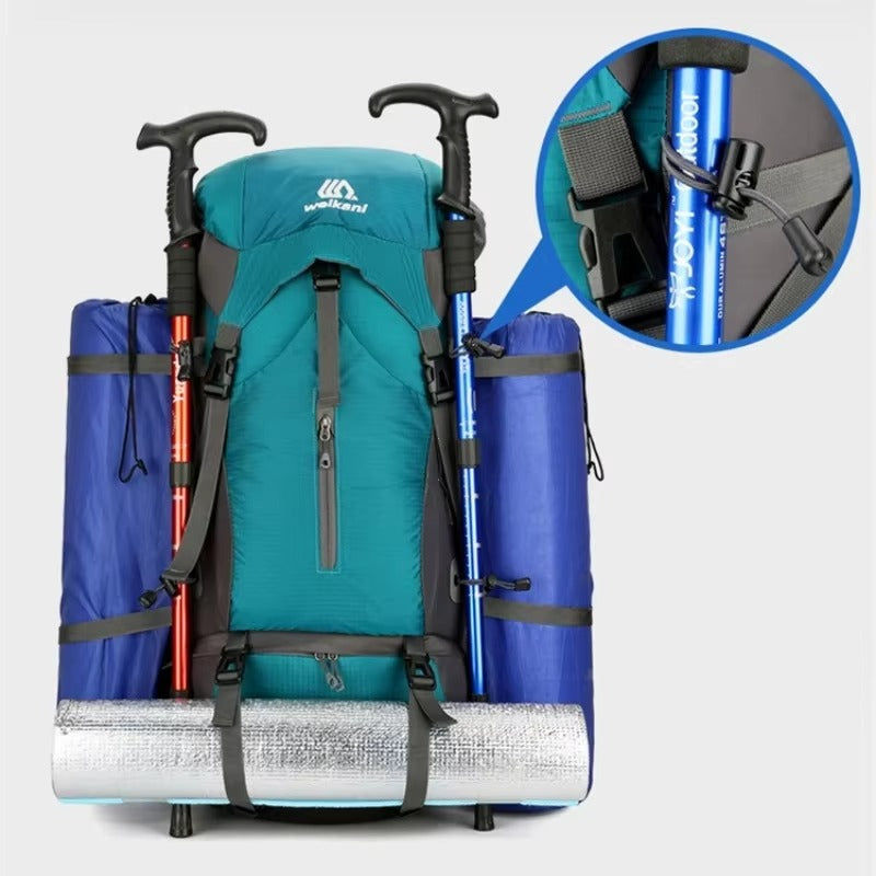 OutdoorPro | 70L Hiking Backpack with Water-Resistant Rain Cover | Ergonomic Design for Comfortable Outdoor Adventures 3