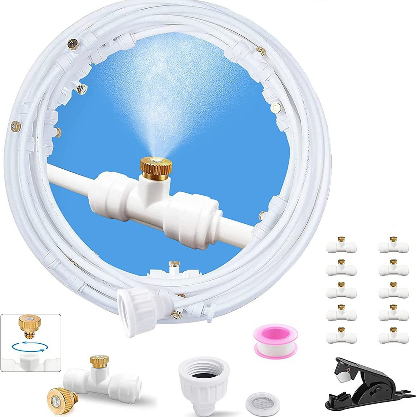 Outdoor Misting System | Quick Setup for Efficient Cooling in Gardens and Patios 0