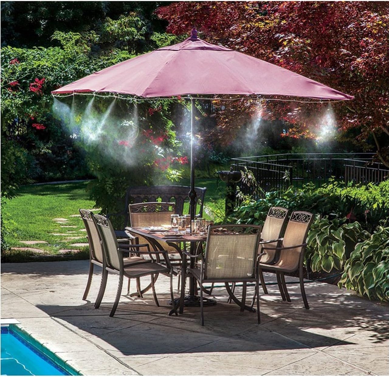 Outdoor Misting System | Quick Setup for Efficient Cooling in Gardens and Patios 4