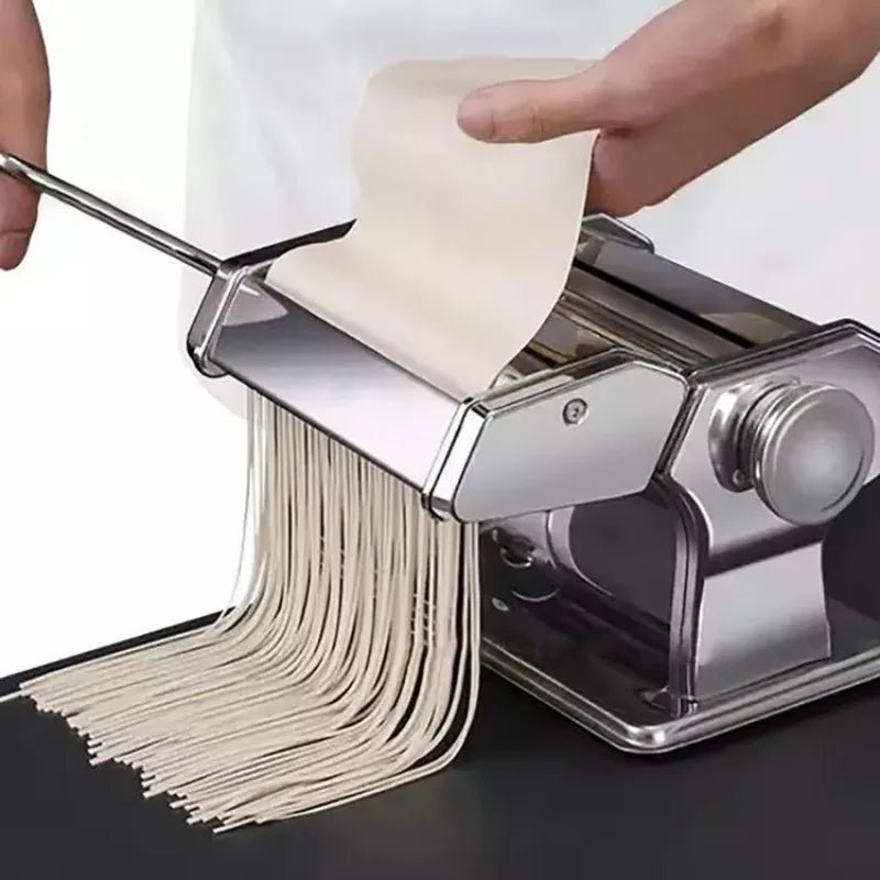 Pasta Maker Machine, Manual Pasta Machine with 7 Thickness Settings, Stainless Steel Pasta Roller and Cutter for Lasagne_03