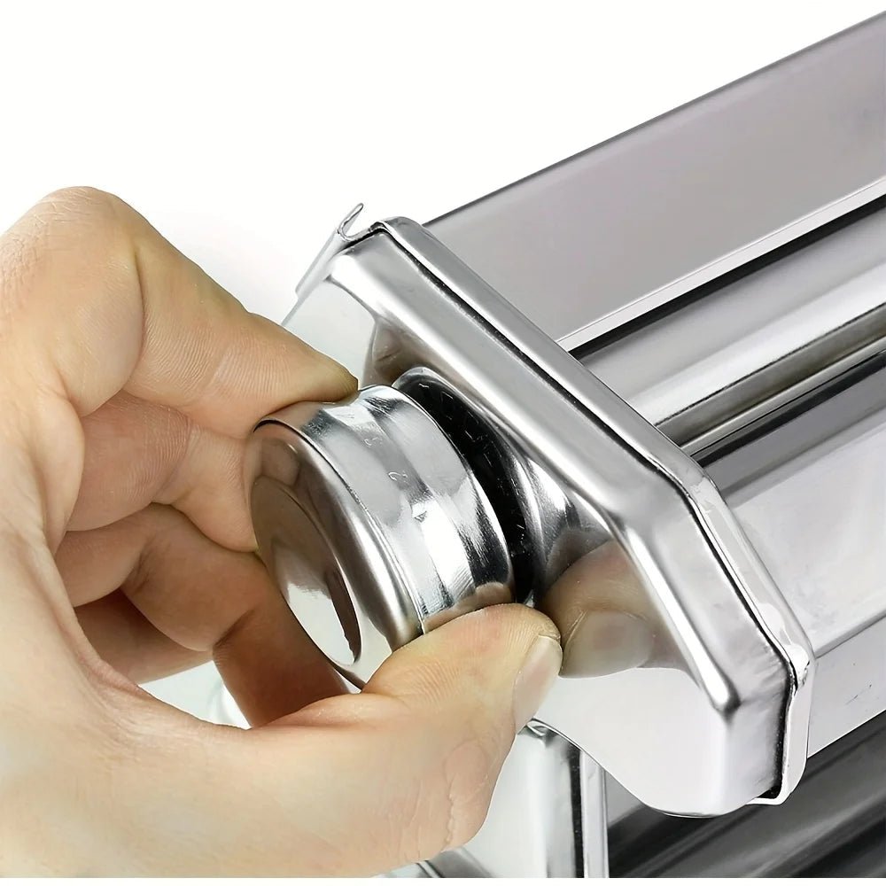 Pasta Maker Machine, Manual Pasta Machine with 7 Thickness Settings, Stainless Steel Pasta Roller and Cutter for Lasagne_04