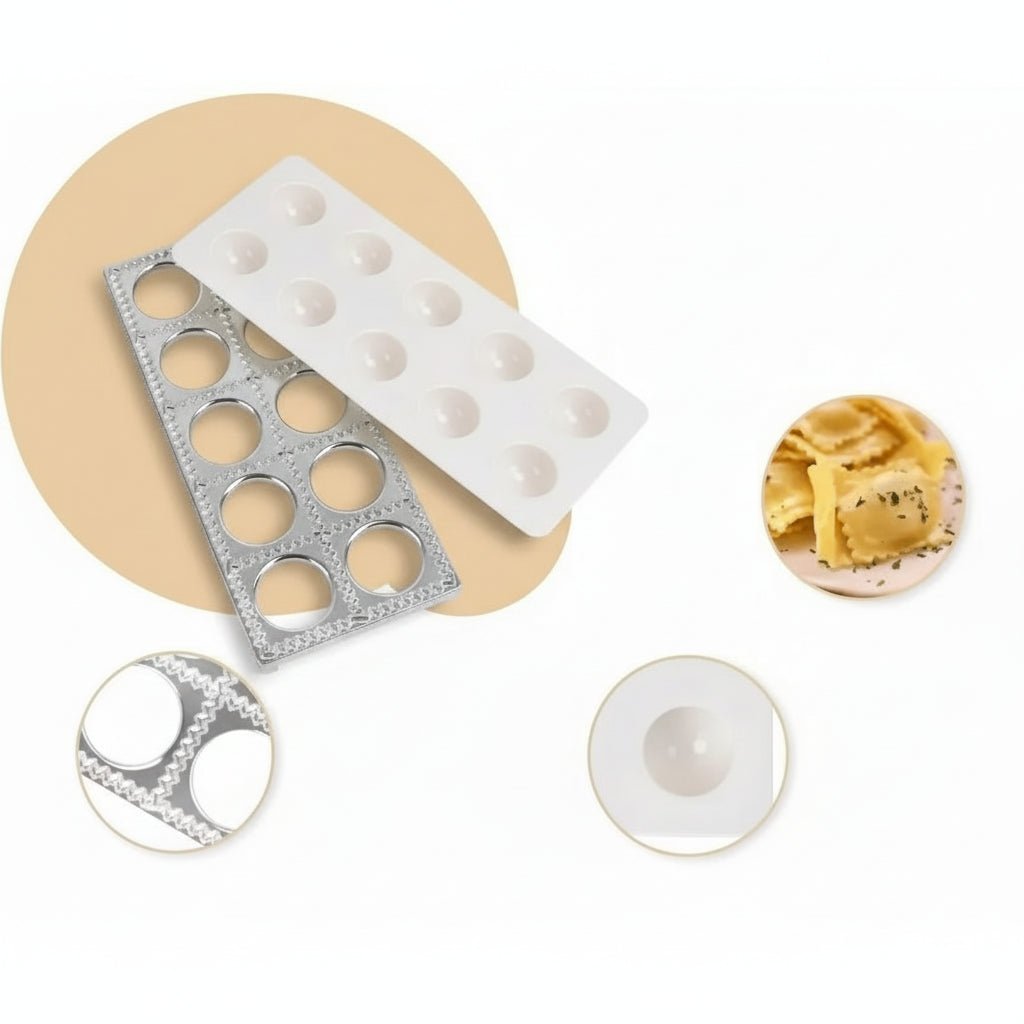 Gnocchi Board and Wooden Pasta Board Set, Pasta Making Kit with Gnocchi Paddle and Ravioli Mould, Wooden Kitchen Tools_04
