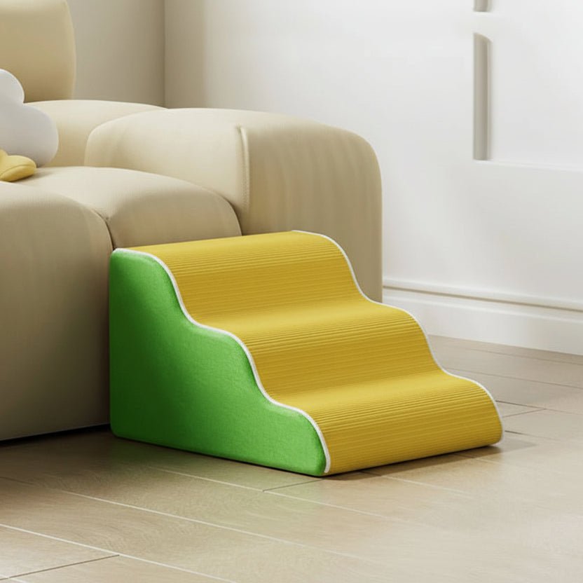 Dog Ramp for Bed and Sofa, Memory Foam Dog Steps for Bed, Dog Stairs for Large Dogs with Removable Cover_05