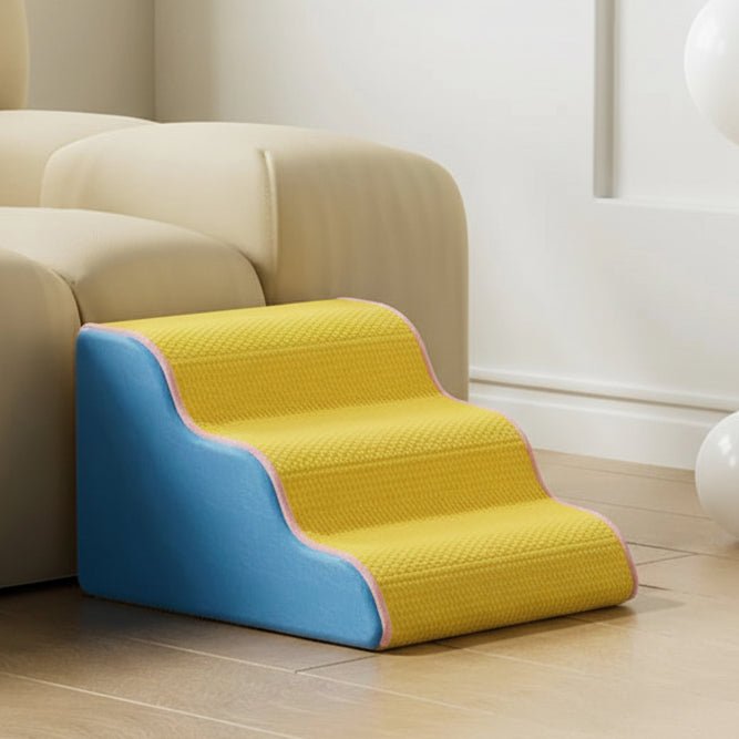 Dog Ramp for Bed and Sofa, Memory Foam Dog Steps for Bed, Dog Stairs for Large Dogs with Removable Cover_06
