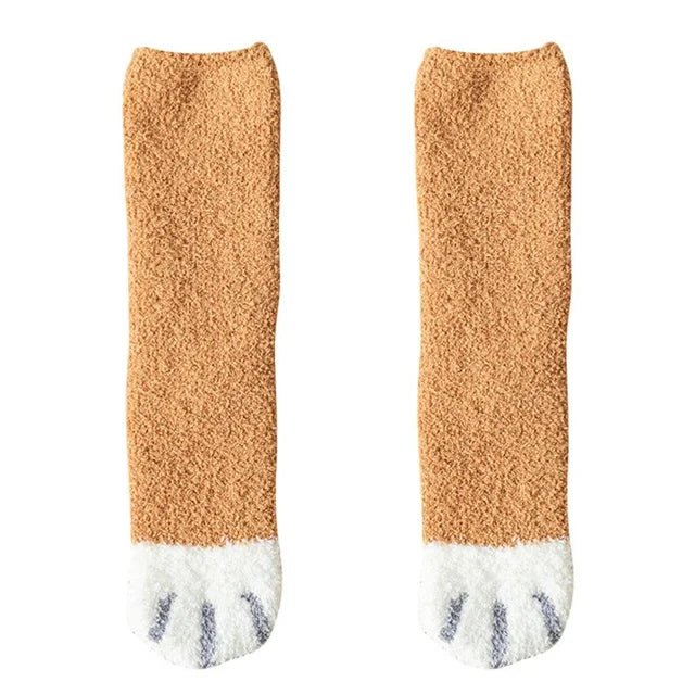 Womens Socks, Cat Socks for Women with Cartoon Paw Pattern, Soft Cotton Socks, Gifts for Cat Lovers_06