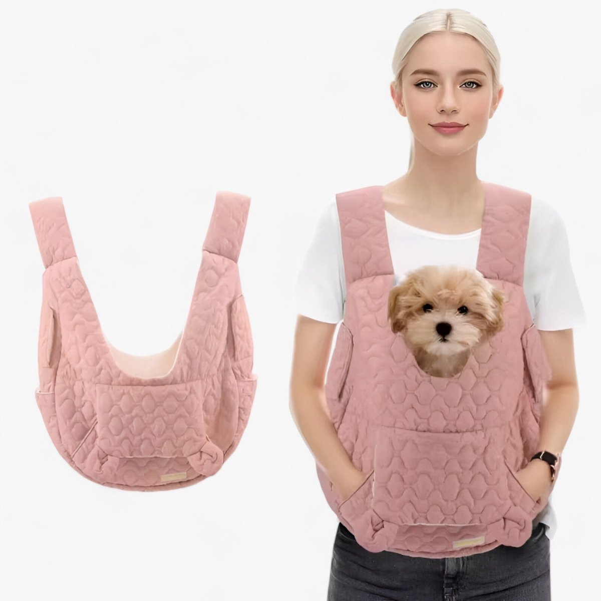 Cat Carrier Bag, Dog Carrier for Small Dogs, Pet Carrier with Mesh Ventilation and Shoulder Straps for Travel – image 4