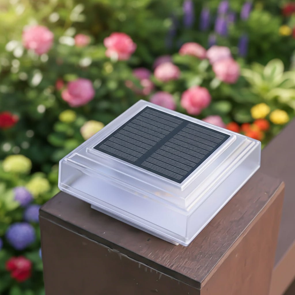 Outdoor Lights, Solar Garden Lights, Outdoor Solar Lights for Wooden Posts with 30 Warm White LED_03
