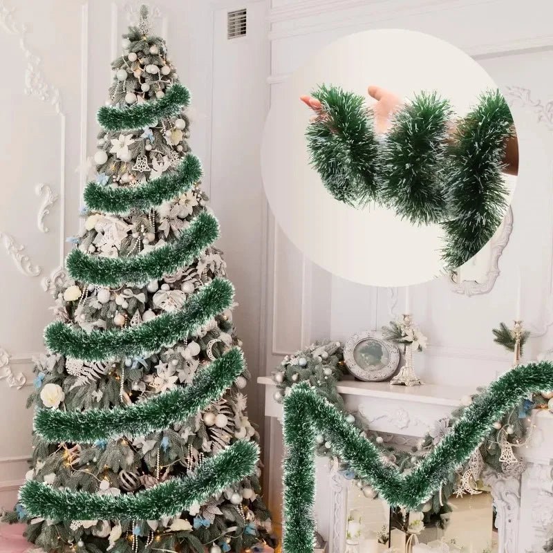 Green Florist Tape 2 m to 20 m, Floral Tape for Christmas Wreath Making – image 8